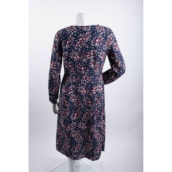 Boden Womens Easy Midi Dress UK 8 US 4 Navy Pink - Picture 5 of 6